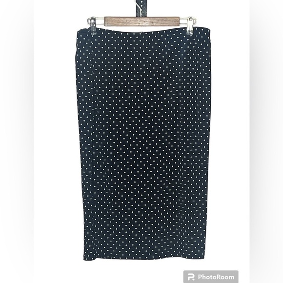 Philosophy Lined Pokadot Skirt Sz Large - Picture 1 of 6